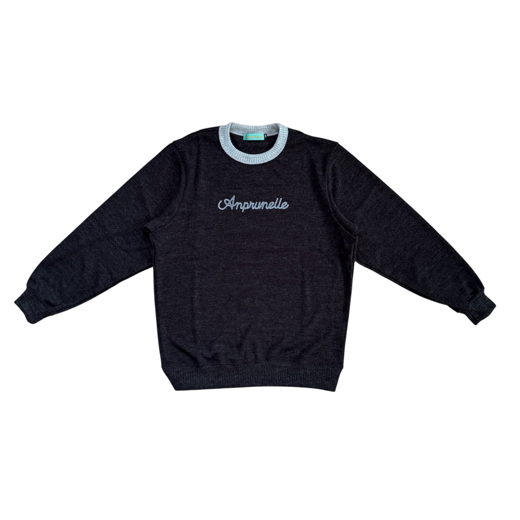 bulky knit shirts charcoal gray