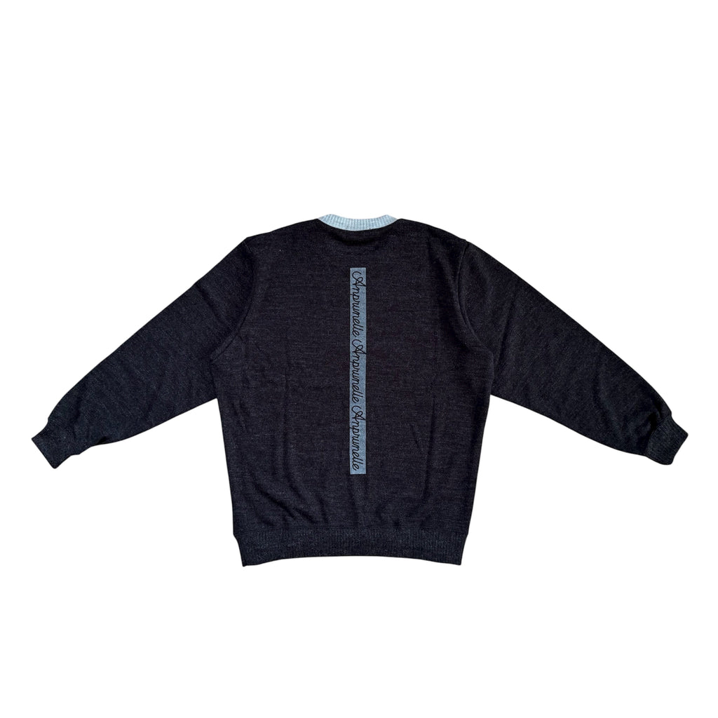 bulky knit shirts charcoal gray