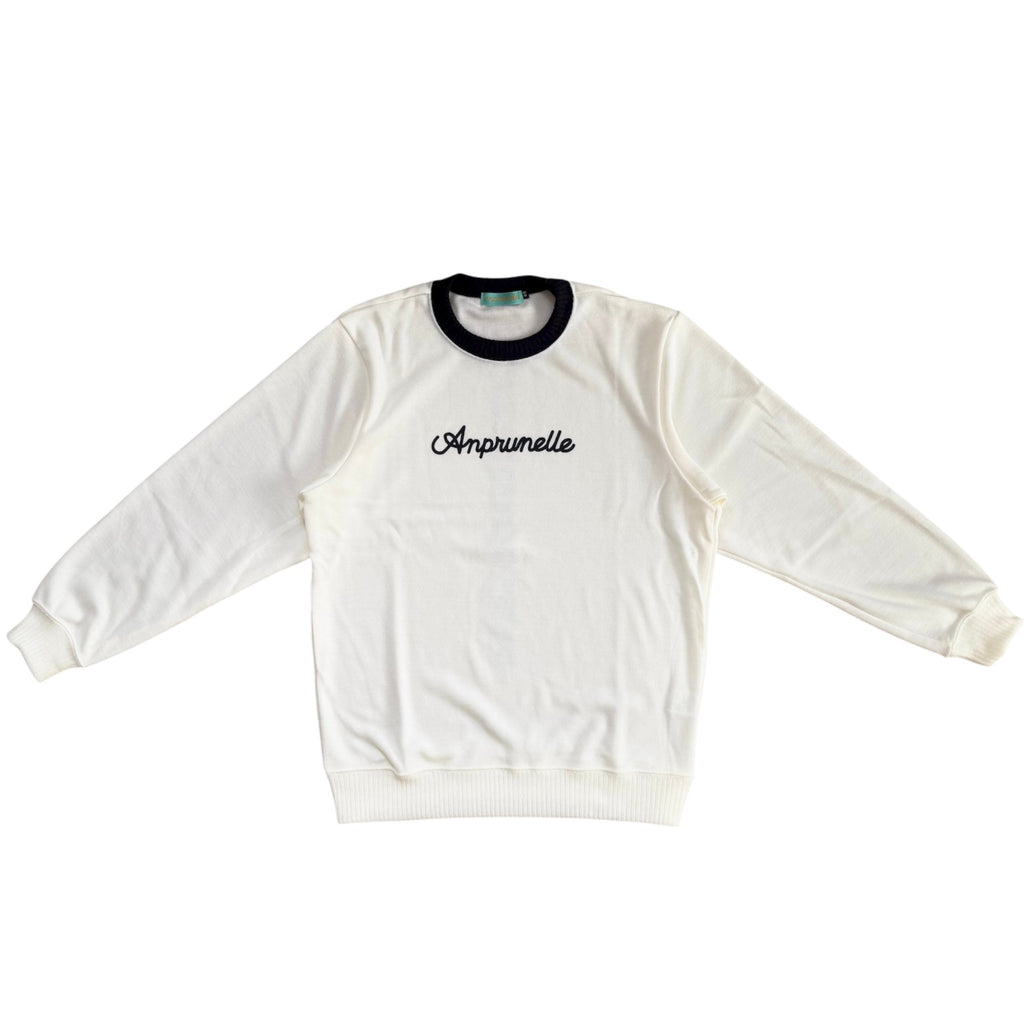 bulky knit shirts off white