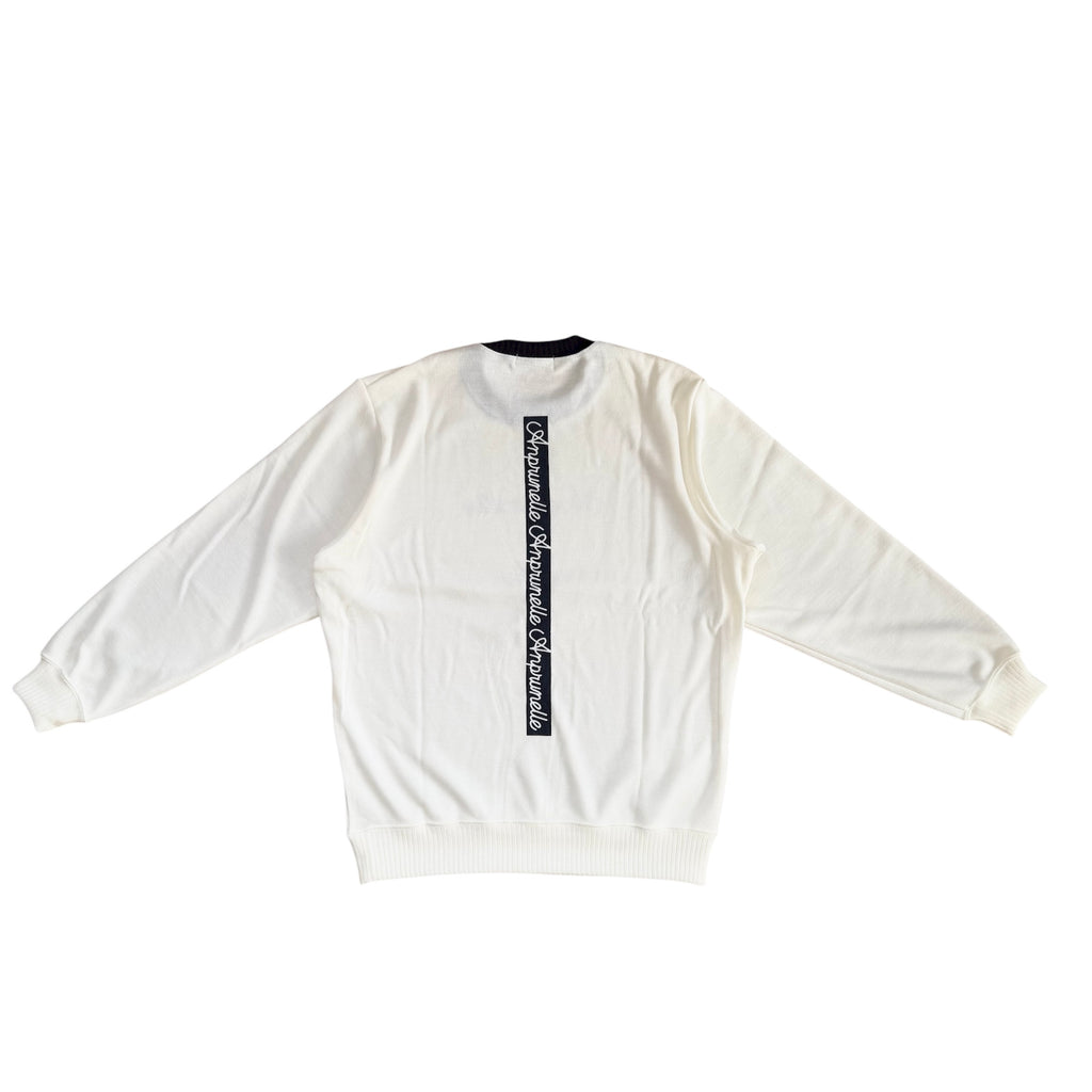 bulky knit shirts off white